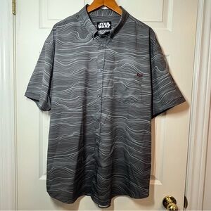 RSVLTS Star Wars Gray Button Down Shirt Size 2XL